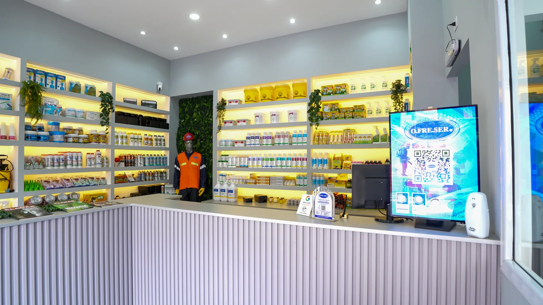 Interior del local O.FRE.SER