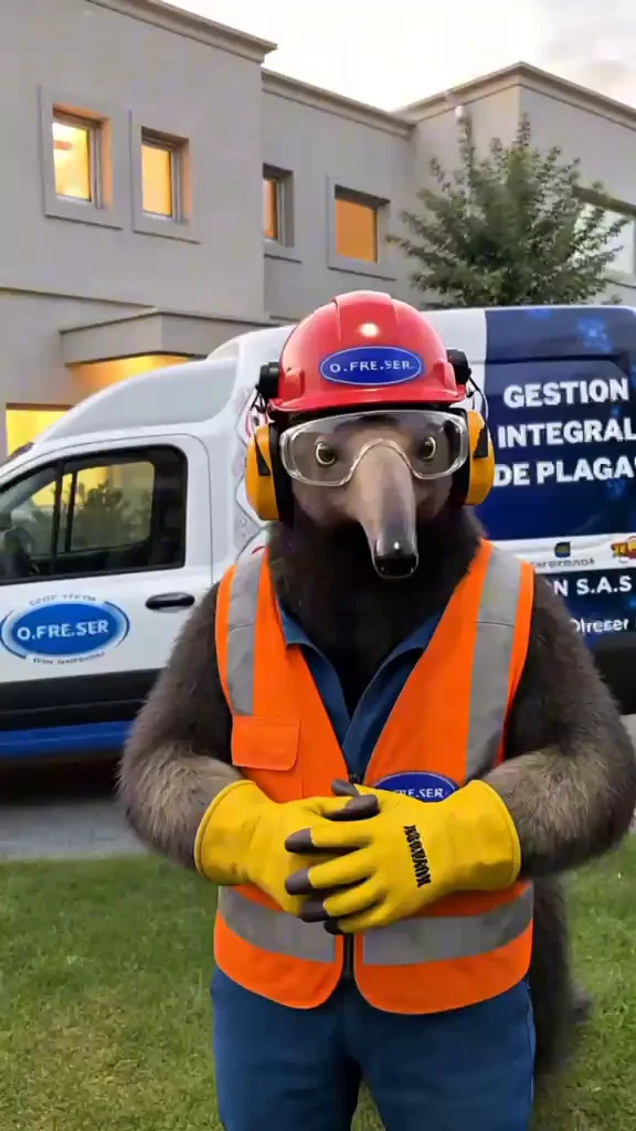 Osky, la mascota de O.FRE.SER, presenta los cuidados para un servicio en el hogar